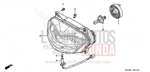 PROJECTEUR XL650V6 de 2006
